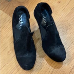 Black Suede Pedro Garcia Booties